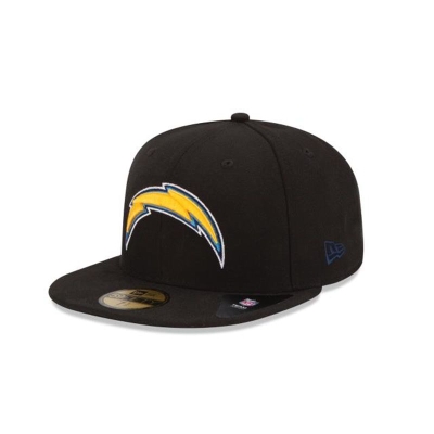 Los Angeles Chargers Gorra | New Era NFL 59fifty Fitted Cap Mexico - Negros